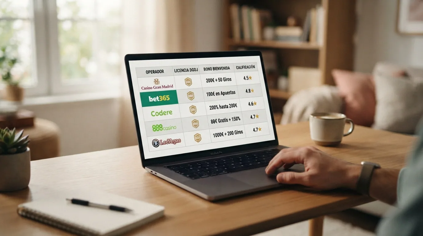 Tabla con los logotipos de los 10 casinos online con licencia DGOJ que ofrecen Eye of Horus en España