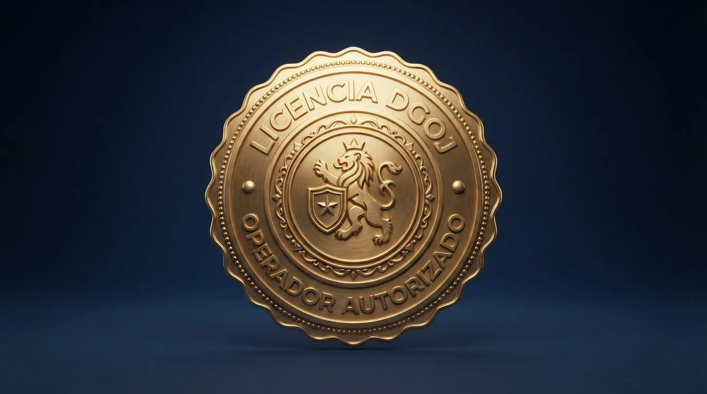Logotipo oficial de la Dirección General de Ordenación del Juego junto a la fachada del Ministerio de Derechos Sociales, Consumo y Agenda 2030