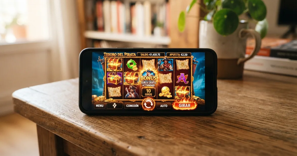 Interfaz de una plataforma de juegos de casino en modo demo con miniaturas de tragamonedas populares en la pantalla de selección