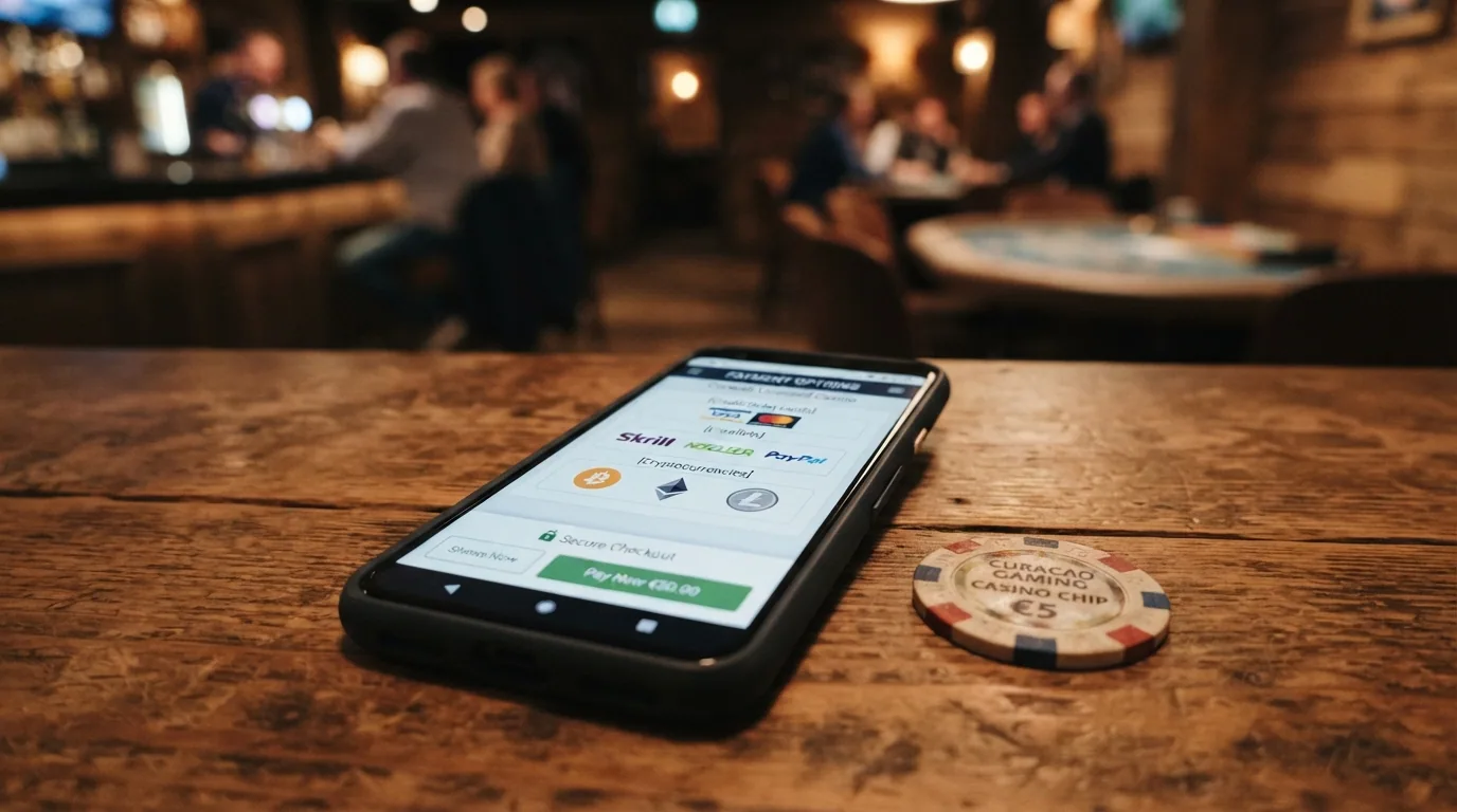 Selección de métodos de pago disponibles en un casino Curazao: tarjetas, monederos electrónicos, criptomonedas y Paysafecard